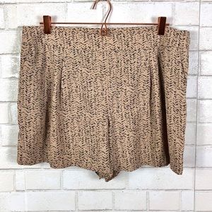 LOFT shorts. Allover print. Flowy